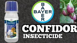 CONFIDOR INSECTICIDE  BAYER  IMIDACLOPRID 178 WW [upl. by Suoivatram]