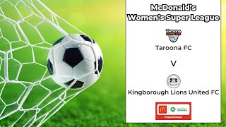 McDonalds Womens Super League Round 3 Taroona v Kingborough Lions [upl. by Meehan]