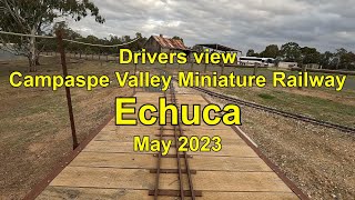 Drivers view Echuca Miniature Railway [upl. by Asher458]