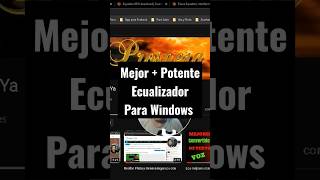 El Mejor y Más Potente Ecualizador para Windows con Efectos Especiales y Editor Música [upl. by Schiff]