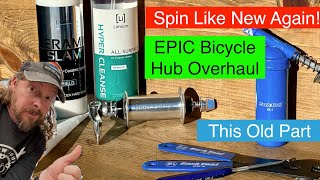 Spin Like New Again EPIC Bicycle Hub Overhaul You Wont Believe the Before amp After [upl. by Monahan]