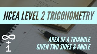 Area of a Triangle  Two Sides amp Included Angle [upl. by Bever]