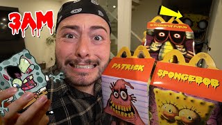 DO NOT ORDER ALL SPONGEBOB SQUAREPANTS HAPPY MEALS AT 3 AM GROSS [upl. by Innus]