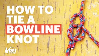 Rock Climbing How to Tie a Bowline Knot [upl. by Ferree]