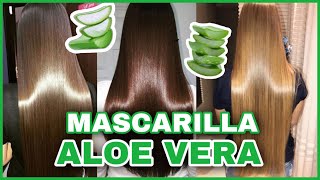 SABILA  ALOE VERA para tener un CABELLO  PELO Hermoso Saludable  NatyGloss [upl. by Sitrik]