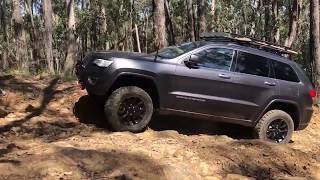 2 Wk2 Jeep Grand Cherokee off road in Toolangi [upl. by Odlawso]