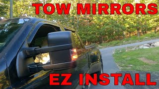 2003 Ford F350 side mirror upgrade [upl. by Aneg]