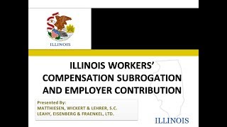 Illinois Workers Compensation And Employer Contribution [upl. by Spiegel626]