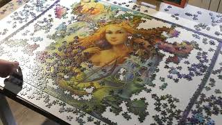 Puzzle Time Lapse Water faery Castorland 2000 [upl. by Liv323]