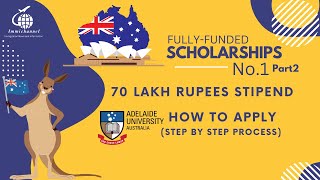 Fully Funded Scholarships 2023 in Australia  Study Visa Australia  Scholarship1 P2 How to Apply [upl. by Ttreve865]