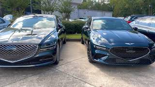 2022 Genesis G80 vs Genesis G70 [upl. by Namzaj517]