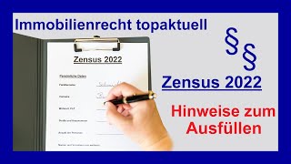 Zensus 2022 – Fragebogen richtig ausfüllen  Tutorial [upl. by Norrahc]