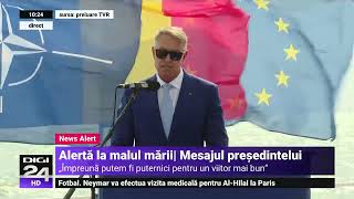 Iohannis la festivitățile de Ziua Marinei România va continua să susțină Ucraina cât va fi necesar [upl. by Hall]