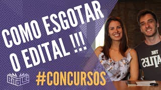 Como esgotar o edital do concurso várias vezes [upl. by Ecinnahs]