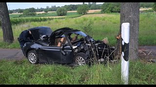 Tödlicher Unfall auf der B 3 bei Bensheim [upl. by Girardi]