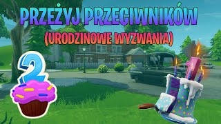 Przeżyj przeciwników Urodzinowe wyzwania Fortnite  Fortnite [upl. by Drofniw421]