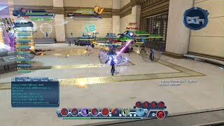 DCUO OG Q Brainiac quotHall of Justicequot Reg Sorcery DPS POV [upl. by Eiuqcaj]