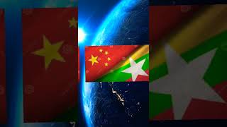 Country support Bangladesh 🇧🇩 vs Myanmar 🇲🇲 edit viral country comment flag [upl. by Nirtiac]