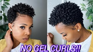 “New Cantuquot for  Dry Natural Hair  No gel Moisturized curls  short natural hair [upl. by Aundrea]