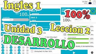 ✔ 🤩SOLUCIONARIO🤩 Lección 2  Unidad 3  Ingles 1  Openlingua Dexway  Plataforma de Ingles💙 [upl. by Astri]