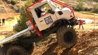 Power 6x6 Unimog Mercedes benz Truck trial Extreme Terrain [upl. by Kala]