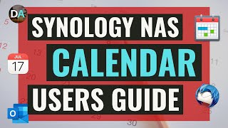 Synology NAS Calendar Users Guide [upl. by Eldnek38]