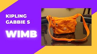 Whats In My Bag and Review of the Kipling Gabbie S CrossbodyShoulder Bag [upl. by Four748]