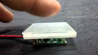 Capacitive Touch switch Test acryl [upl. by Dnomsad]