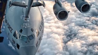 Global C17 Mission • Huge Planes Tanking In The Sky [upl. by Fiertz]