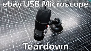 ebay USB Microscope Teardown [upl. by Hauhsoj248]