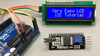 How to Use I2C LCD with Arduino  Very Easy Arduino LCD I2C Tutorial  Arduino 16x2 LCD I2C Tutorial [upl. by Atinele]