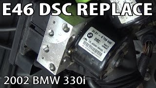 BMW E46 DSC Dynamic Stability Control Unit Replacement amp Coding DIY [upl. by Aredna]