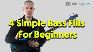 Easy Bass Fills For Beginners [upl. by Ellecrag]