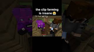 We gotta stop clip farming in minecraft 😭😭😭 [upl. by Yelyac]