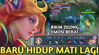 EUDORA BIKIN ZILONG EMOSI BERAT BARU HIDUP MATI LAGI BUILD EUDORA TERSAKIT 2024 MOBILE LEGENDS [upl. by Inad322]