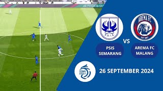 BRI LIGA 1 INDONESIA  PSIS VS AREMA FC [upl. by Brower]