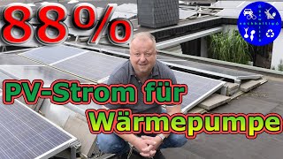 Von wegen Photovoltaik und Wärmepumpe passt nicht  88  Solarstrom im April verheizt [upl. by Gelhar]