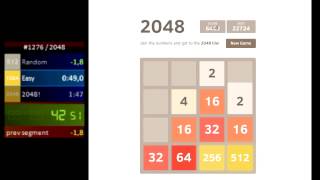 2048 speedrun in 136 Former World Record [upl. by Siusan]