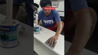 Pagmasilya ng sa plywood gamit ang speed glaze laquer putty [upl. by Roger565]