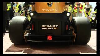 Twizy Renault Sport F1 Concept launch in Valladolid Spain [upl. by Yllod]