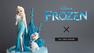 Sugarcraft  How to make Elsa fondant tutorial 슈가크래프트 슈가모델링 [upl. by Elehcar697]