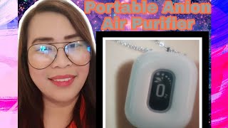 UNBOXING  Portable Anion Air Purifier [upl. by Ogu]