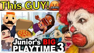 SML Movie Juniors Big Playtime 3 Character Reaction [upl. by Nor]