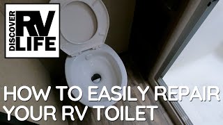 RV Toilet Repair how to fix your Thetford toilet [upl. by Thunell]