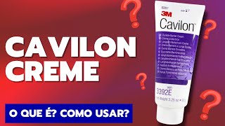 CAVILON CREME O QUE É E COMO USAR [upl. by Ahsetan]