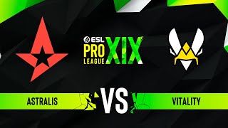 Astralis vs Vitality  ESL Pro League Season 19  Semifinal [upl. by Arimat293]