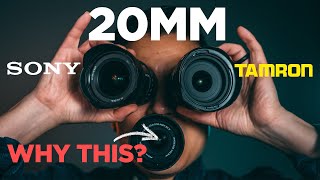 The Truth About 20mm Sony Budget Lens Viltrox Tamron and Sony G Differences [upl. by Watts]