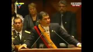 IDIOMAS QUE HABLA EL PRESIDENTE RAFAEL CORREA [upl. by Tnomad931]