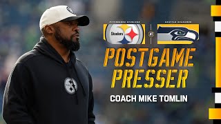 Coach Mike Tomlin Postgame Press Conference Week 17 at Seahawks  Pittsburgh Steelers [upl. by Sucramad]