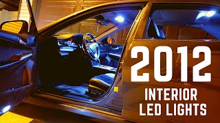 Toyota Camry interior LED lights installation  New LED [upl. by Asilahs313]